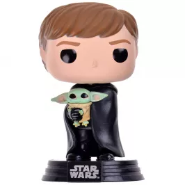 Фигурка Funko POP! Star Wars: Luke Skywalker with Grogu 482 картинка 361415 - МосИгра